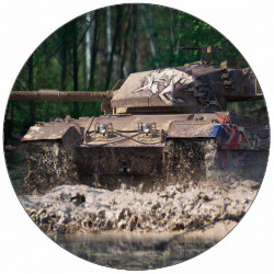 Jedlý papír World of Tank Caernarvon Action X 19,5 cm