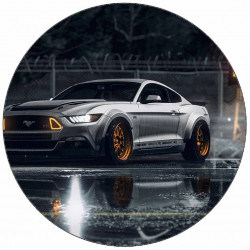 Jedlý papír Need for Speed Ford Mustang coupe 19,5 cm