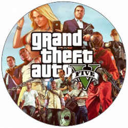 Jedlý papír GTA Team 19,5 cm