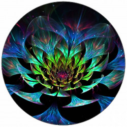 Jedlý papír mandala kaleidoskop 19,5 cm