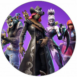 Jedlý papír Fortnite hrdinové 19,5 cm