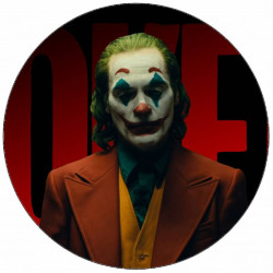 Jedlý papír Joker klaun 19,5 cm