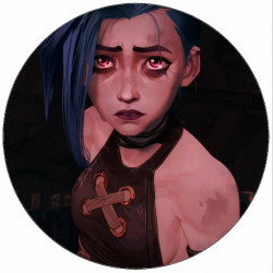 Jedlý papír Arcane (League of Legends) Jinx 19,5 cm