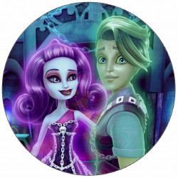 Jedlý papír Monster High panenky 19,5 cm