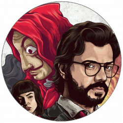 Jedlý papír Papírový dům - La casa del papel ilustrace 19,5 cm