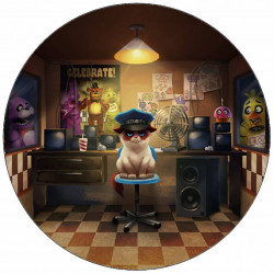 Jedlý papír Five Nights at Freddy's Grumpy Cat 19,5 cm
