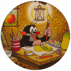 Jedlý papír krtek malířem 19,5 cm