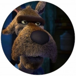 Jedlý papír Karcoolka vlk 19,5 cm