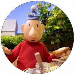 Jedlý papír Pat a Mat snídaně 19,5 cm