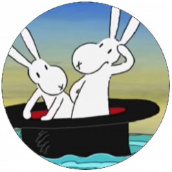 Jedlý papír Bob a Bobek v klobouku na moři 19,5 cm