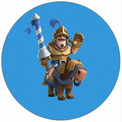 Jedlý papír Clash Royale rytíř na koni 19,5 cm