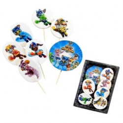 Cukrová figurka Super Paws zápich