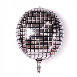 Fóliový balónek disco koule 4d 38cm - Cakesicq