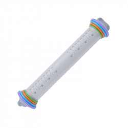 Váleček na těsto a potahovací hmotu 31x4 cm s nástavci - Cakesicq