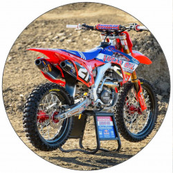 Jedlý papír Motokros motorka 19,5 cm