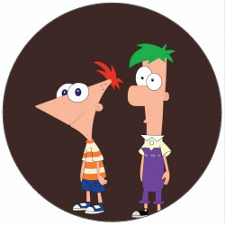 Jedlý papír Phineas and Ferb 19,5 cm