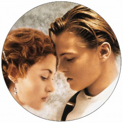 Jedlý papír Titanic Rose a Jack 19,5 cm