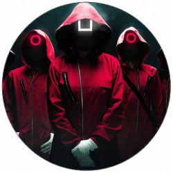 Jedlý papír Squid game soutěžící 19,5 cm