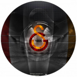 Jedlý papír logo Galatassaray 19,5 cm