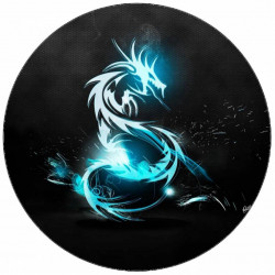 Jedlý papír drak neonový 19,5 cm