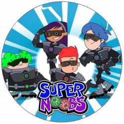 Jedlý papír Supernoobs 19,5 cm