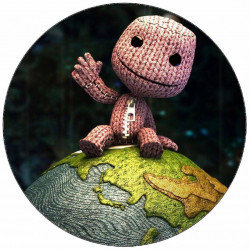 Jedlý papír Littlebigplanet Sackboy na planetě 19,5 cm