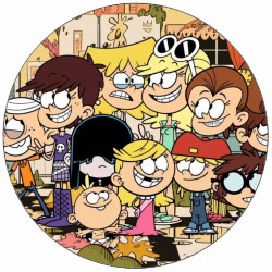 Jedlý papír Loud House velká rodina 19,5 cm