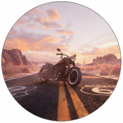 Jedlý papír motocykl na route 66 19,5 cm