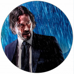 Jedlý papír John Wick v dešti 19,5 cm