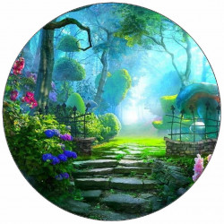 Jedlý papír kouzelná zahrada 19,5 cm