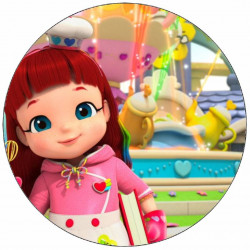 Jedlý papír Rainbow Ruby jako kuchařka 19,5 cm