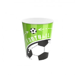 Papírové kelímky fotbal 220ml 6ks - Party Pal