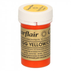 Gelová barva egg yellow 25g - Sugarflair
