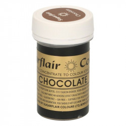 Gelová barva čokoládová 25g - Sugarflair