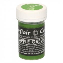 Gelová barva apple green pastelová 25g - Sugarflair
