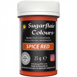 Gelová barva spice red 25g - Sugarflair