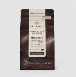 Tmavá čokoláda s maltitolem - MALCHOC-D, 53,9% 1kg- Callebaut