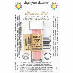 Jedlá prachová barva dusky pink 7ml - Sugarflair