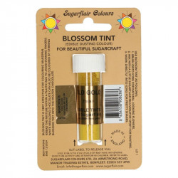 Jedlá prachová barva old gold 7ml - Sugarflair