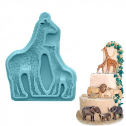 Silikonová formička - žirafa 15,5x12cm - Cakesicq