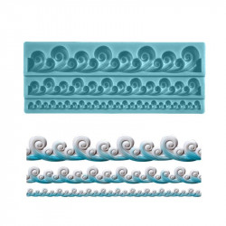 Silikonová formička na okraje vlny 19x7,5cm - Cakesicq