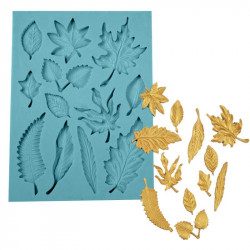 Silikonová formička listy 15x12cm - Cakesicq