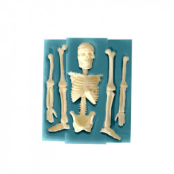 Silikonová formička 11x9,5cm - kostlivec - Cakesicq