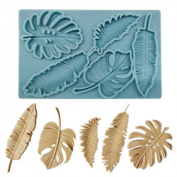 Silikonová formička listy 19,5x12,5cm - Cakesicq