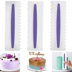 Stěrka na okraje dortů 3ks - Cakesicq