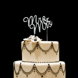 Zápich do dortu Mr and Mrs - Cakesicq