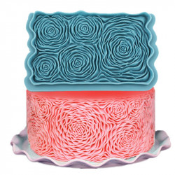 Silikonová formička na povrchy růže 18x11,5cm - Cakesicq