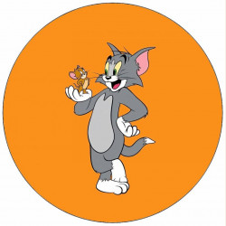 Jedlý papír Tom a Jerry s Buldou 19,5 cm