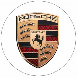 Jedlý papír logo Porsche 19,5 cm