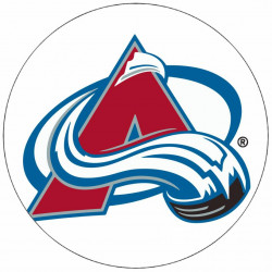 Jedlý papír logo Colorado Avalanche 19,5 cm
